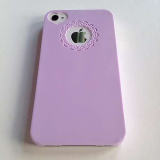 a pink cell phone with a pink case.