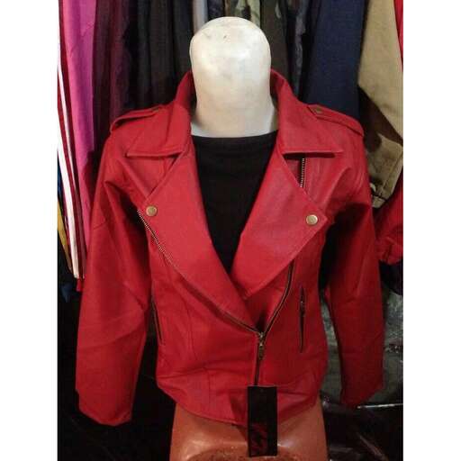 leather jacket with a leather jacket