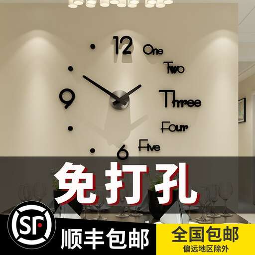 the wall clock in the office