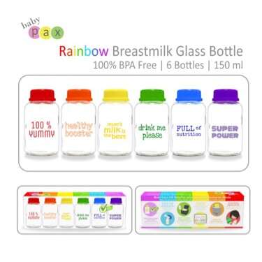 a bottle of brand that is full of glass bottles.