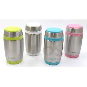 a collection of three tins with lids.