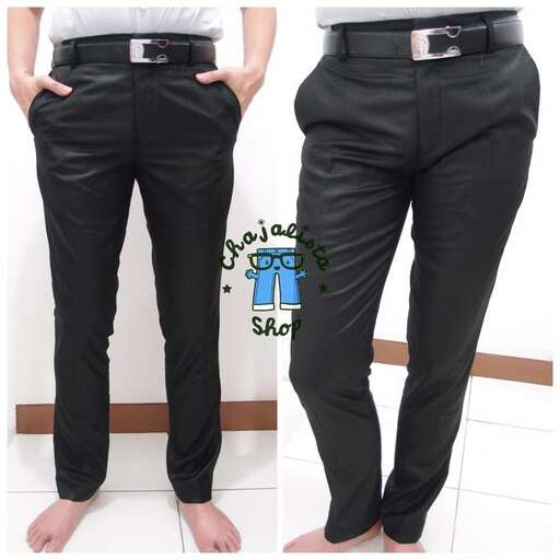 a pair of black jeans