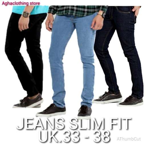 jeans are a great fit for men.