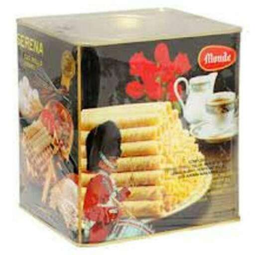 a box of pancakes and a cup of coffee