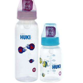 a bottle of water with a blue lid