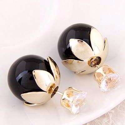 black and white glass balls by ruby re - usable