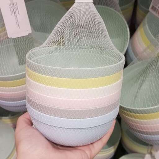 the inside of the bag is wrapped in plastic.