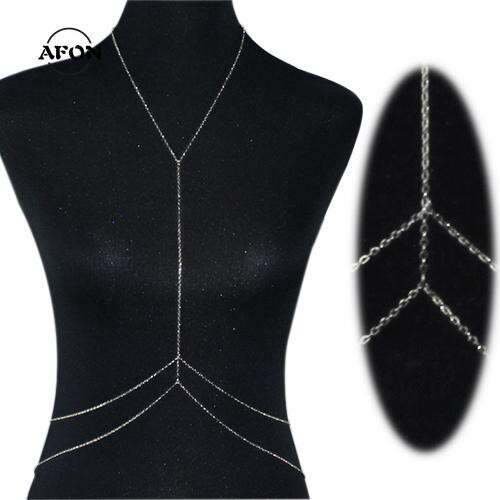 back of the dress with chain