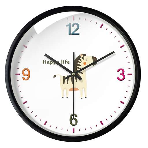 a clock with a dog on the face