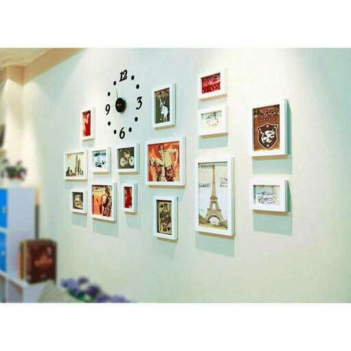 i love the idea of using the wall of pictures.