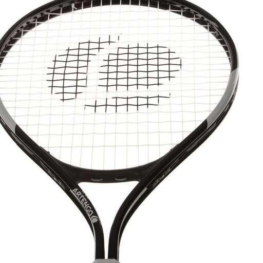 a tennis racket with a net