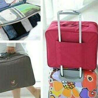 a set of three pieces of luggage sitting on a floor.