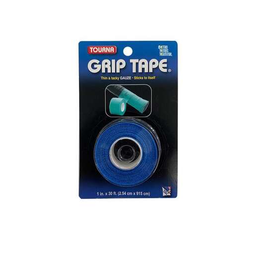 a long string of blue tape