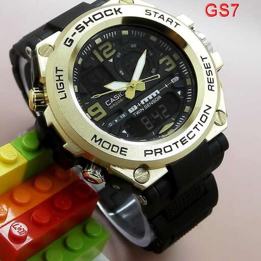 the watch is made of legos.