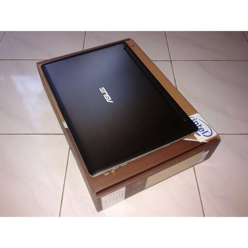 the box in the box is a computer that is not in use.