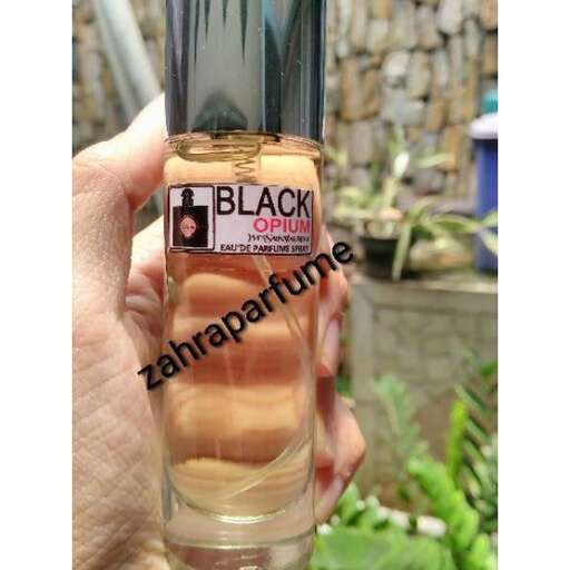 a bottle of black water.