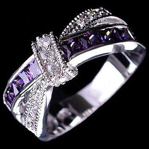 a ring with a diamond ring