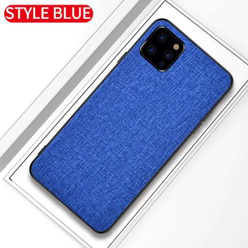 a blue case with a black case.