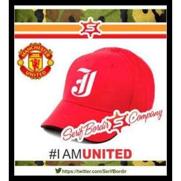 a red hat with the word 