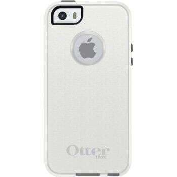 a back view of a white iphone case.