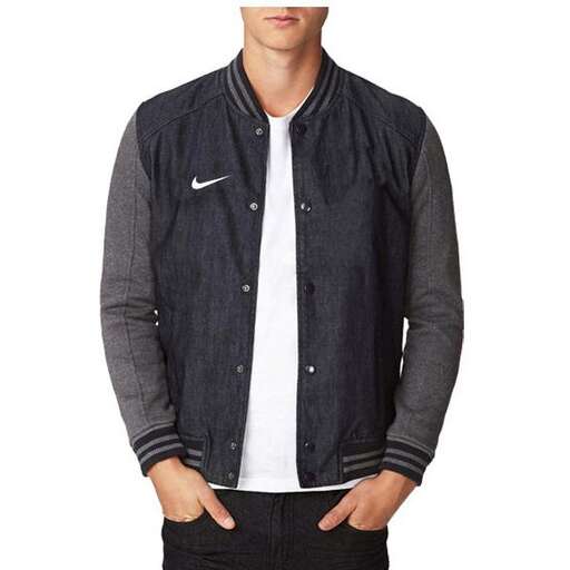 a jacket that is made of leather and is perfect for a casual look.