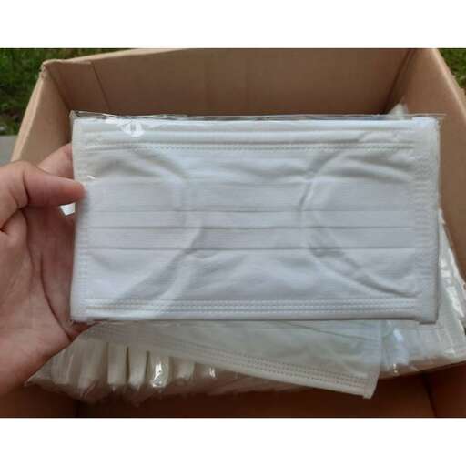 the bag is wrapped in plastic.