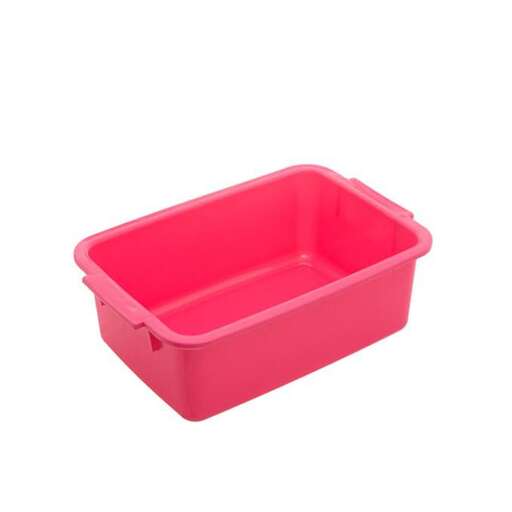 a plastic tub with a lid
