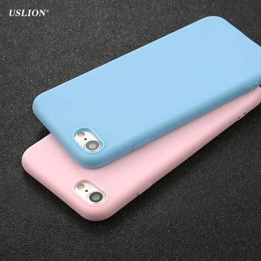 a pink and blue case with a silver logo.