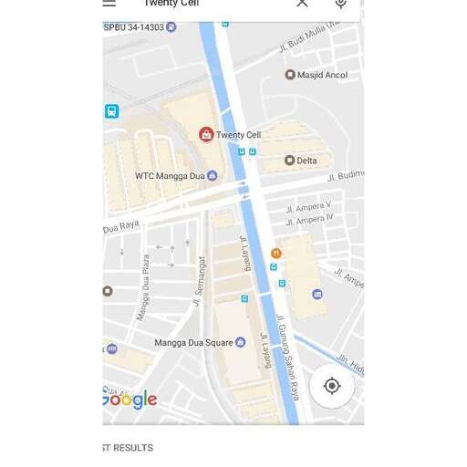 a map showing the location of the city.