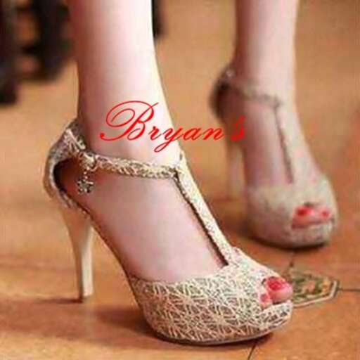 the shoes of the bride